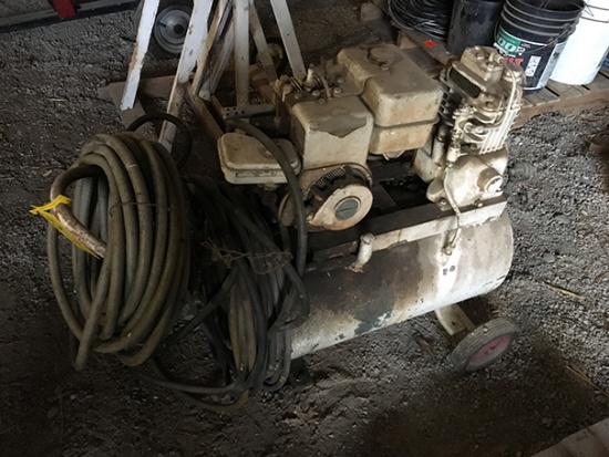 Gas powered air compressor - needs attention