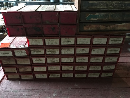 Organizers with assorted bolts and misc.