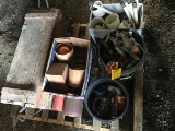 Wooden ammo boxes, pipe & waterline fittings
