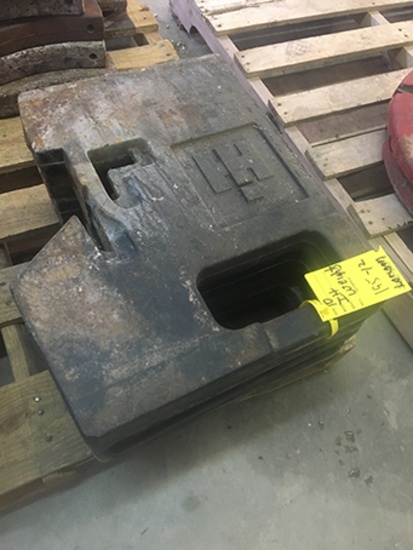 5X$ IH Suitcase Weights