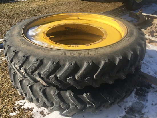 Set of 2 320-90-50 Tires on Rims