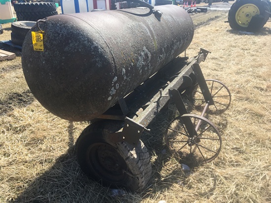 Tank on 2 Wheel Cart