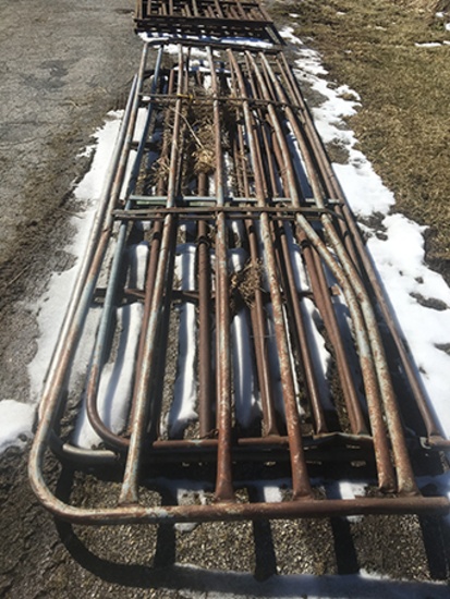 Lot of 3 (2) 16ft & (1) 14ft Gates