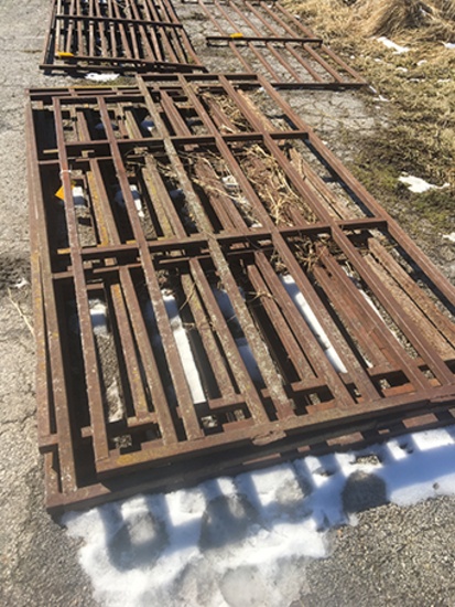 5X$ 58inX9.5ft Steel Panels