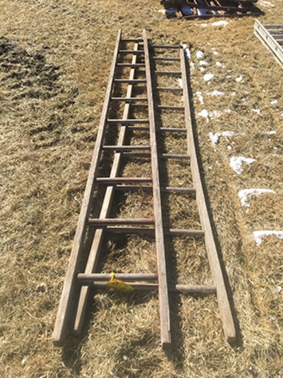 10ft Wooden Ext. Ladder