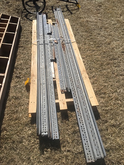 Pallet of 1inX2in Slotted Angle Iron