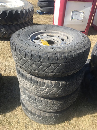 Set of 4 265/75-R16 Tires and Wheels