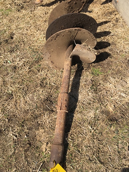 18in Post Hole Auger with Extension