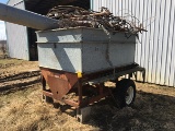 Salvage Grain Cart Full of Various Salvage