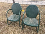 2X$ Metal Lawn Chairs