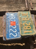 1980s-90s License Plates