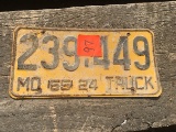 1955 Truck Plate