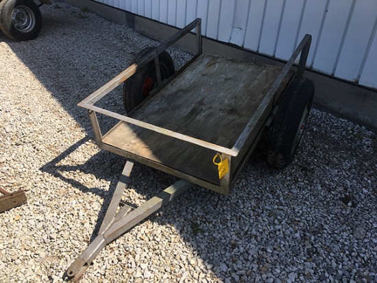 3x5 Pin Hitch Lawn/ATV Trailer with 5 bolt wheels