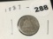 1887 Seated Liberty Dime