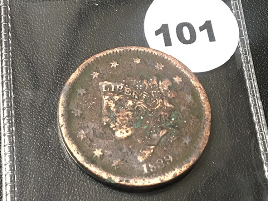 1839 Large Cent