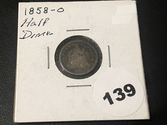 1858 Half Dime