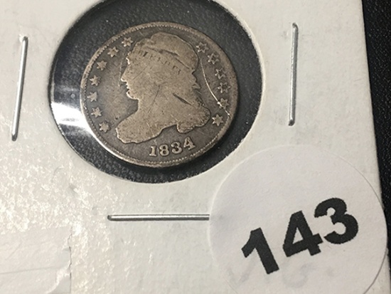1834 Bust Dime