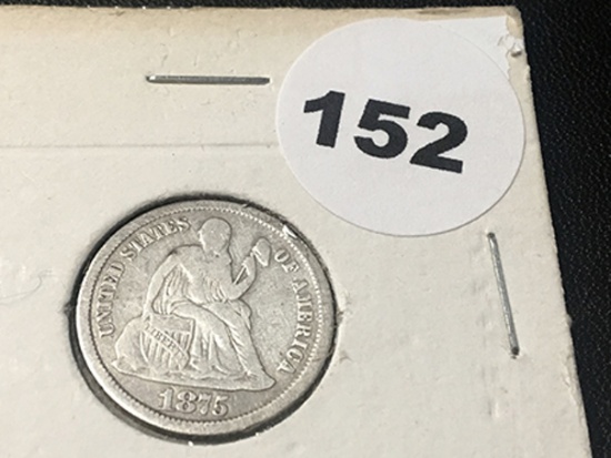 1875-S Seated Dime
