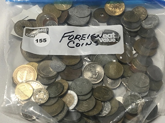 Bag of Foreign Coins