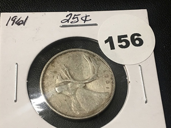 1961 Canada Quarter