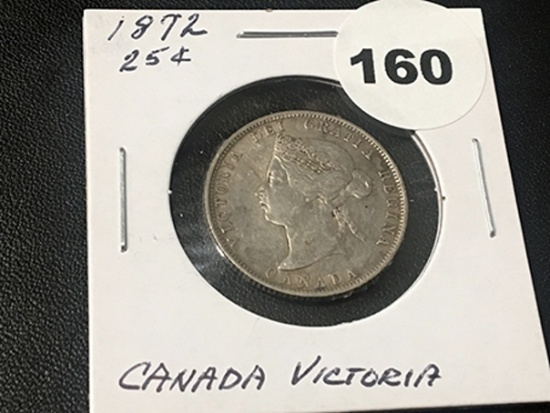 1872 Canada Quarter