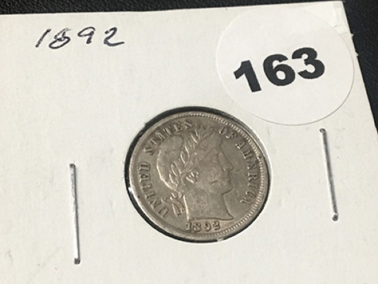 1892 Barber Dime