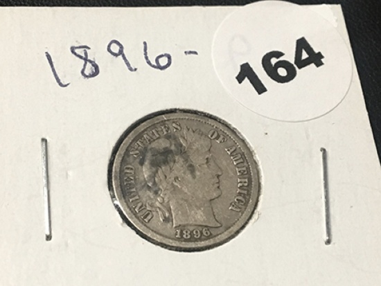 1896 Barber Dime