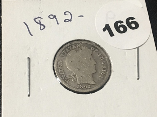 1892 Barber Dime
