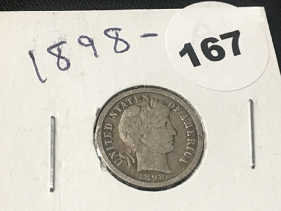 1898 Barber Dime