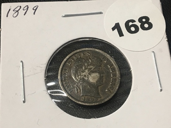 1899 Barber Dime