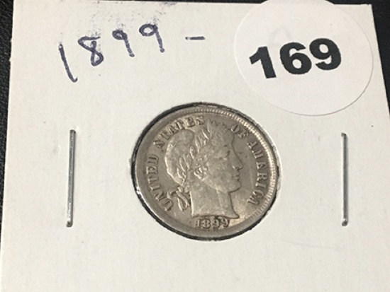 1899 Barber Dime