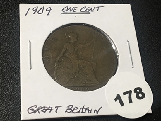 1909 Great Britian Cent