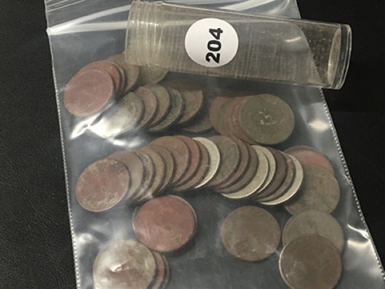 Roll of (Dirty) "V" Nickels