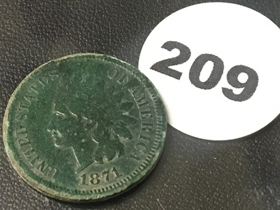 1871 Indian Cent