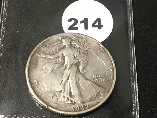 1937 Walking Liberty Half Dollar