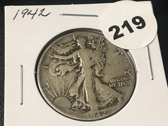 1942 Walking Liberty Half Dollar