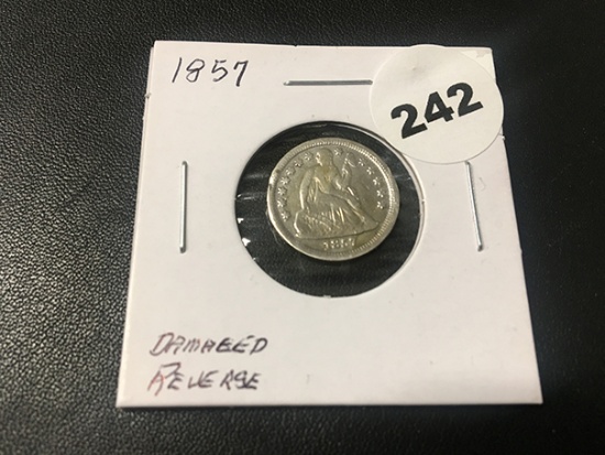1857 Seated Liberty Dime