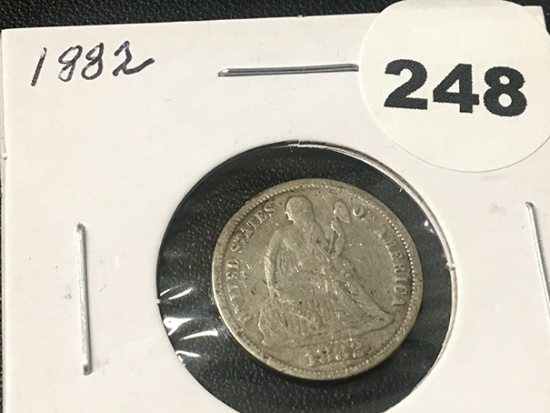 1882 Seated Liberty Dime