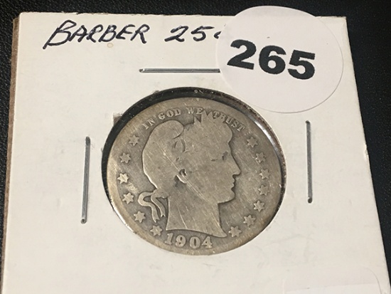 1904-O Barber Quarter