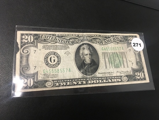 1934 $20 Note