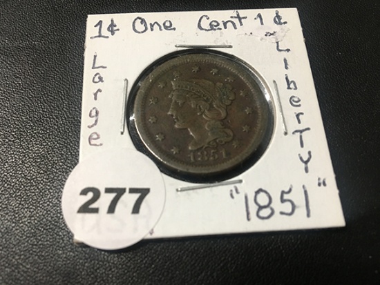 1851 Large Cent