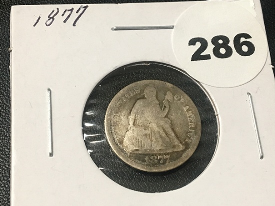 1877 Seated Liberty Dime