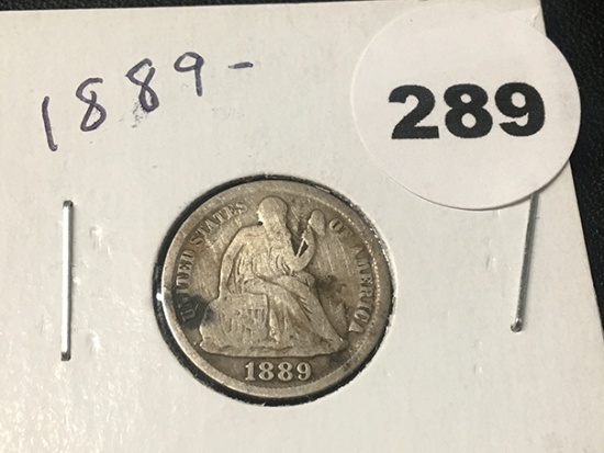1889 Seated Liberty Dime