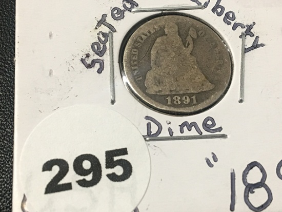 1891 Seated Liberty Dime