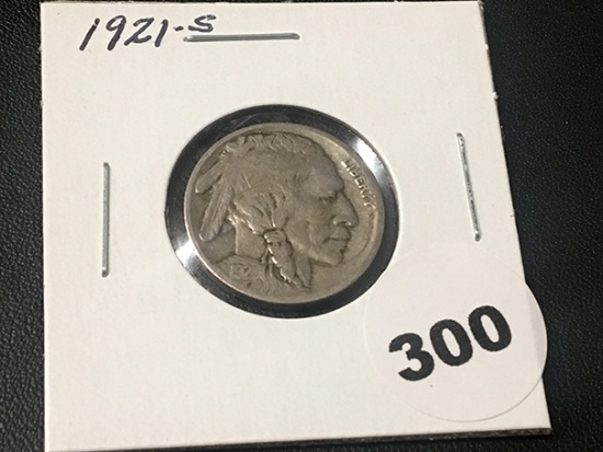 1921-S Buffalo Nickel