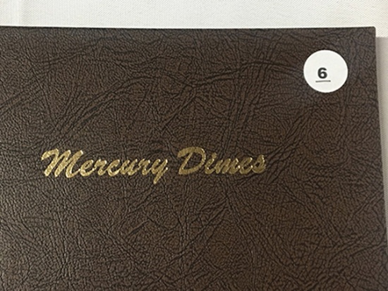Mercury Dime Album less 1916D
