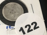 1855 3 Cent Silver