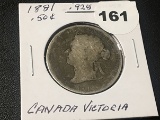 1881 Canadian 50 Cent