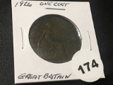 1926 Great Britian Cent