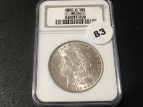 1884-D Morgan Dollar NGC MS 64